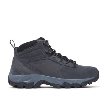 Columbia Wandelschoenen Heren, Newton Ridge Plus II Suede Waterproof Wide DonkerGrijs Zwart, 76JACBG